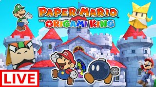 Paper Mario Orgami King Walkthrough Live Stream Part 1 Road To The TTYD Remake HD
