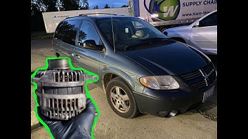 Replacing the Alternator on a Dodge Caravan  / Chrysler Town and Country / Plymouth Voyager 3.3 3.8
