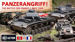 French vs Germans | Bolt Action Battle Report 3rd Edition 1250pts | Invasion of France 1940