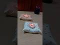DIY Cushion Candle Holder🕯️| Easy POP Craft for Home Decor #Shorts