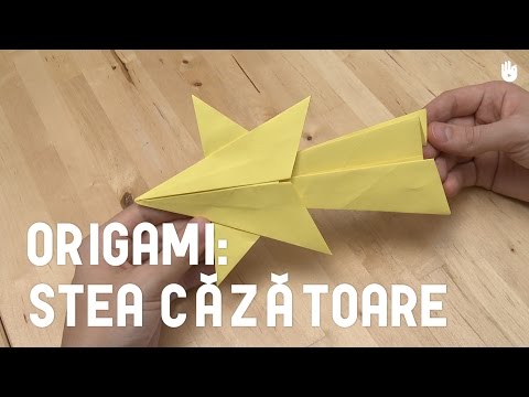 Faceți origami ușor - Stea căzătoare