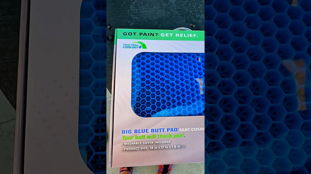 Seat Cushion Review - Big Blue Butt Pad