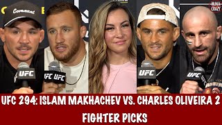 UFC 294: Islam Makhachev vs. Charles Oliveira 2 Fighter Picks