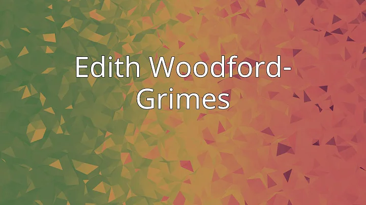 Edith Woodford-Grimes