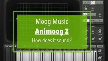 Moog Music Animoog Z - Tutorial/Demo Part 1: how does it sound?