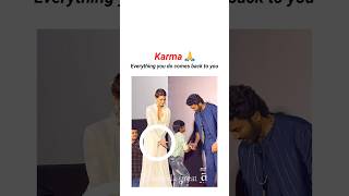 Karma comes back 🙏 #edit #shorts