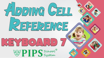 Grade 7 Computer/Keyboard Lecture 2 Adding Cells Reference by PIPS School System Hafizabad
