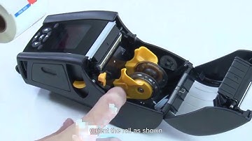 How to Load Zebra ZQ600 Series Label Media