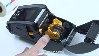 How to Load Zebra ZQ600 Series Label Media