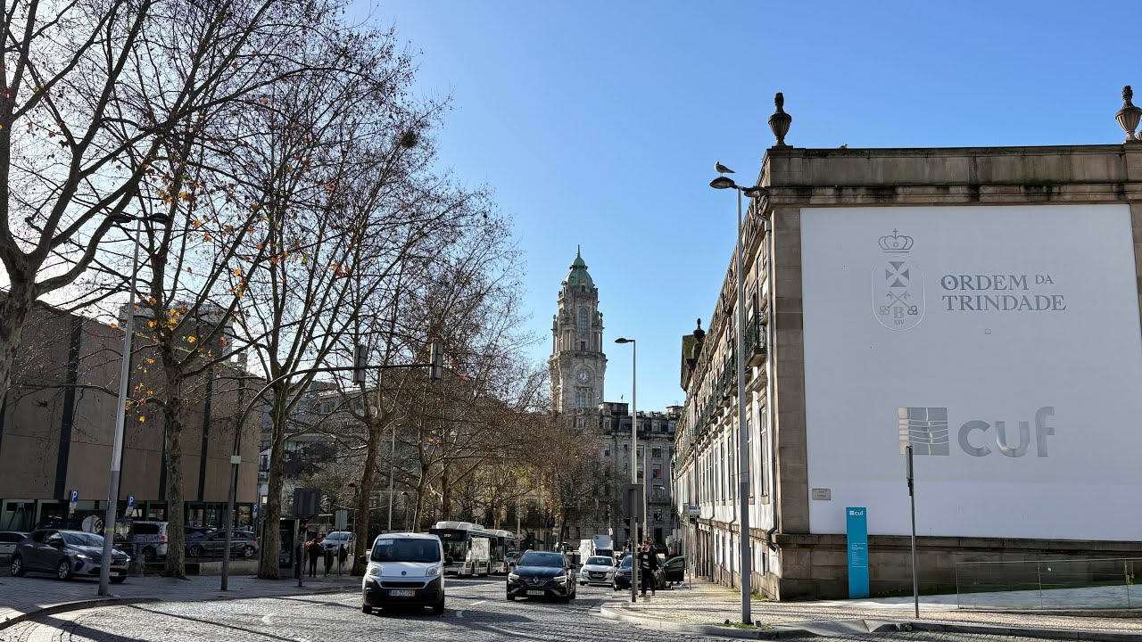 Portugal 48 Porto - Walking｜Rua de Camões｜Trindade railway station
