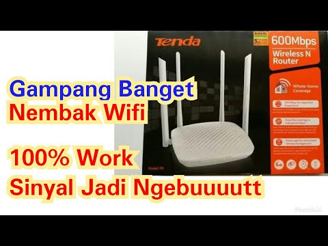 Cara Nembak Wifi Menggunakan Router Tenda F9 Pakai HP - Di jamin Sinyal Ngebutt