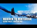 Walking in Switzerland Mountains 4K | Mürren to Winteregg