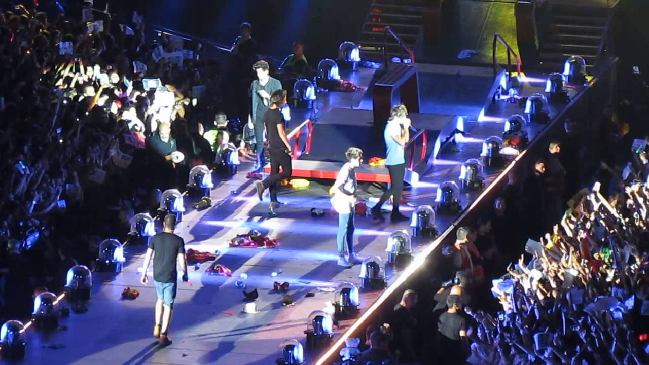 One Direction WWAT Madrid 10-07-14 You & I, Story of my life, Little white lies.