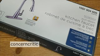 Glacier Bay | Mckenna Single-Handle Pull-Down Sprayer Kitchen Faucet | installation