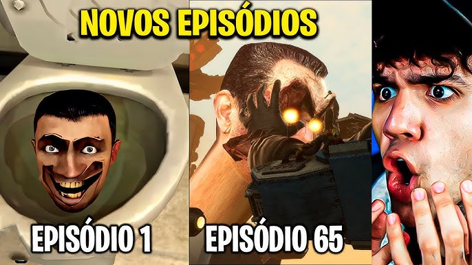 Reagindo a SKIBIDI TOILET 1-64 (TODOS OS EPISÓDIOS) 