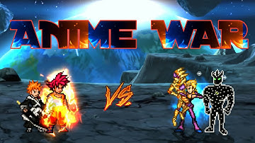 Goku DBS 3.5 OP & Ichigo TYBW V3 OP VS Giorno Ger. & Alien X in Jump Force Mugen