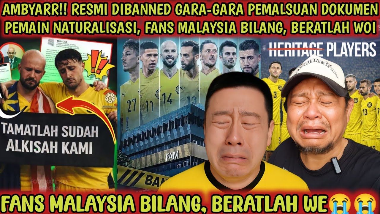 AMBYAR‼️Malaysia resmi dibanned gara-gara pemalsuan dokumen, fans Malaysia bilang beratlah weee😱😭😭