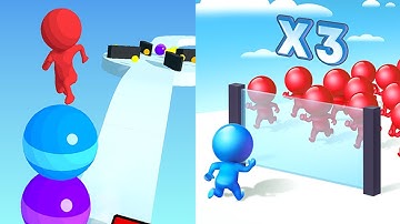 Stack Rider Vs Mob Control Android iOS Mobile Gameplay Walkthrough Pikaok28