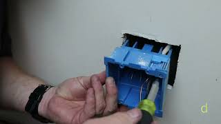 How To Replace A Single Gang Receptacle Box With A Double Gang Receptacle Box Wealth