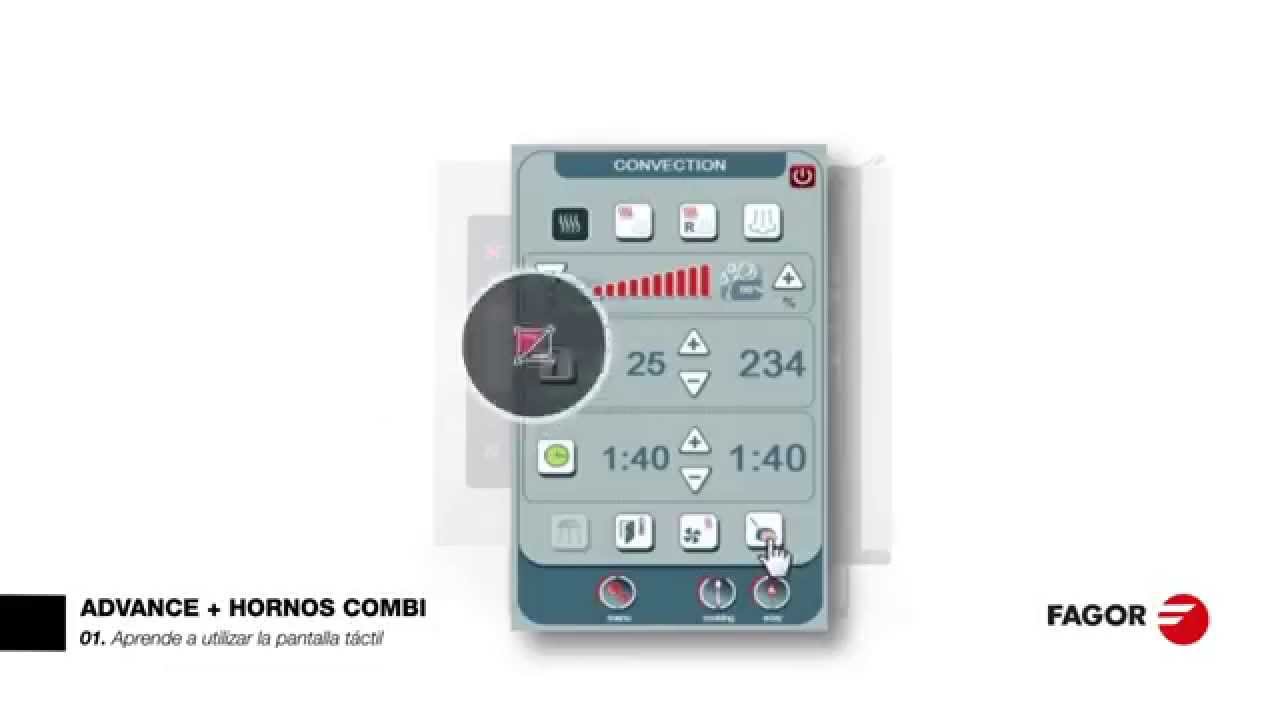 Hornos Generación Advance: 01 Aprende a utilizar la pantalla táctil -  YouTube