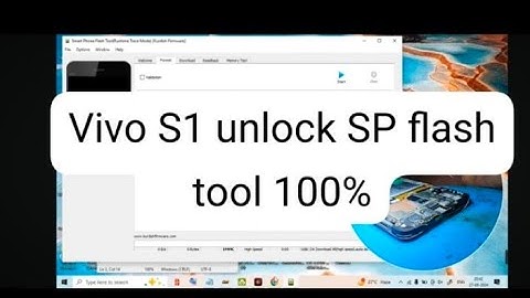 Vivo s1 unlock SP flash tool 💯