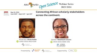 Connecting African scholarly stakeholders across the continent.