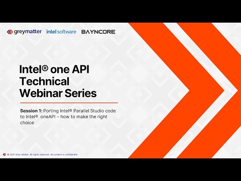 Porting Intel Parallel Studio Code to Intel oneAPI