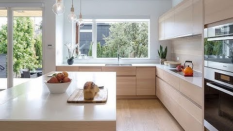 Không gian sống "xanh" với các mẫu nhà bếp nhìn ra vườn đẹp lung inh