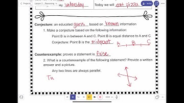 Lesson 2.2: Inductive and Deductive Reasoning