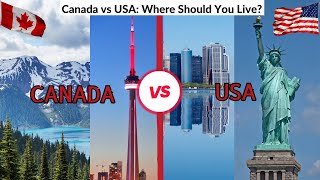 Canada vs USA: Where Should You Live? (Cost of Living, Jobs, Healthcare & Lifestyle Compared!)