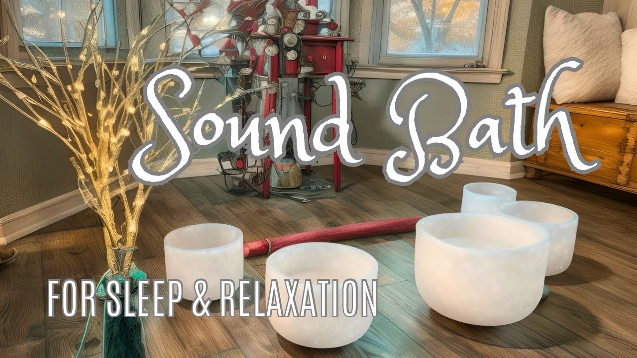 Spiritual healing sound bath - vocals and singing crystal bowls - for ...