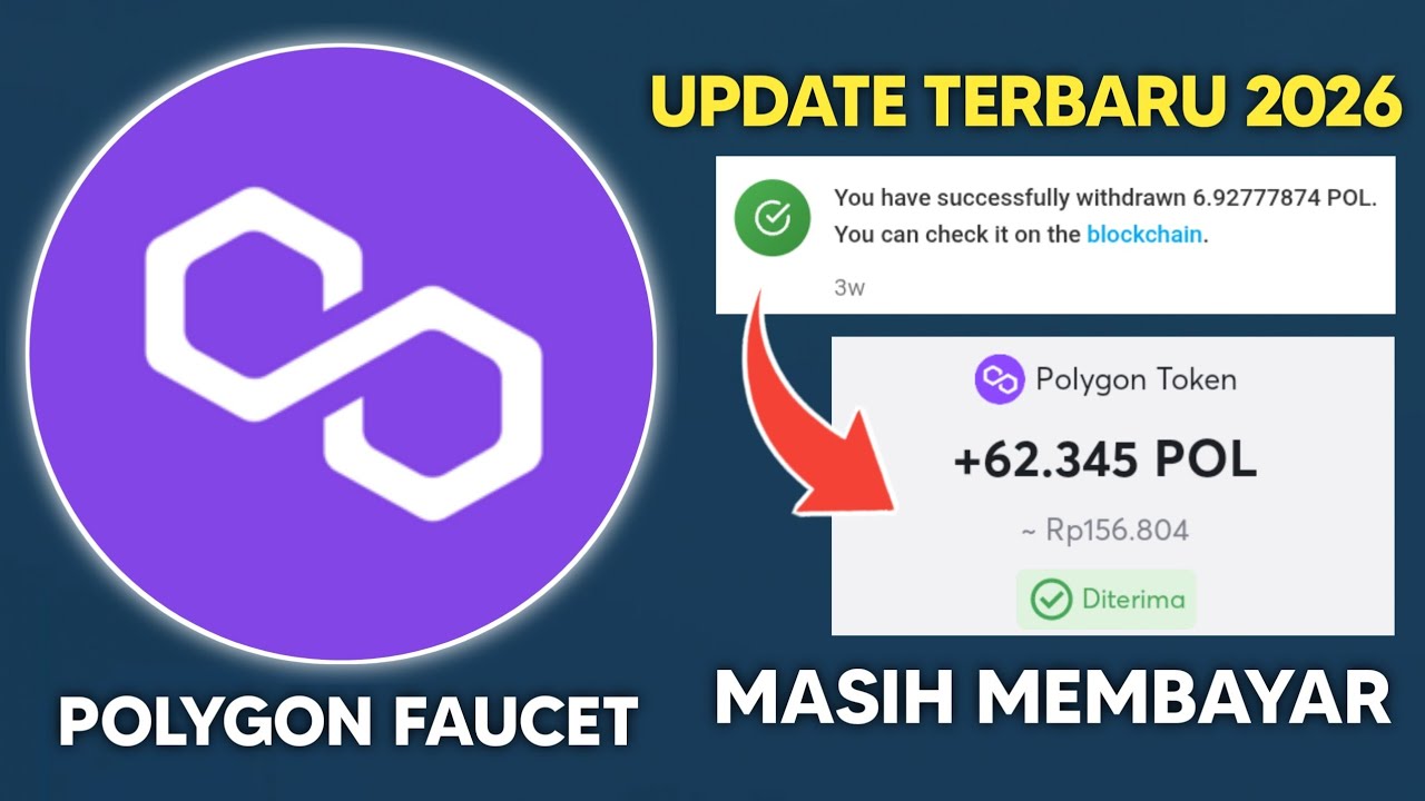 YANG INI BARU GOKIL !! CUKUP KLIK KLIK DAPET MATIC POLYGON, FAUCET BAYARAN TERMAHAL, FAUCET GRATIS