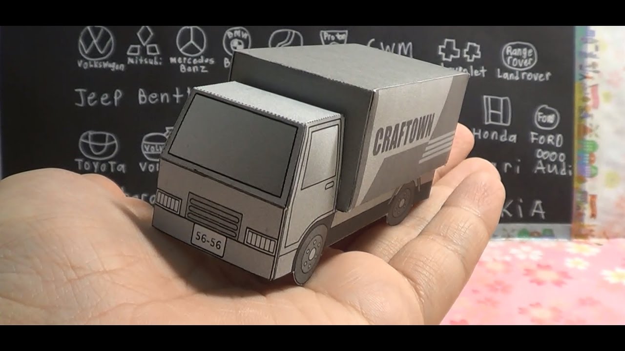 Papercraft Truck YouTube