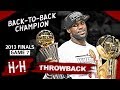 LeBron James Back-To-Back Championship, Game 7 Highlights vs Spurs 2013 Finals -  37 Pts, CLUTCH HD