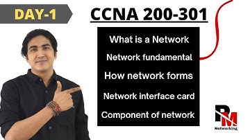 Free CCNA 200-301 Complete course in Hindi | DAY-1 | What is a Network | Component of network |