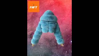 Loose Women Jacket Fashion Autumn Winter Faux Fur Cropped Coat