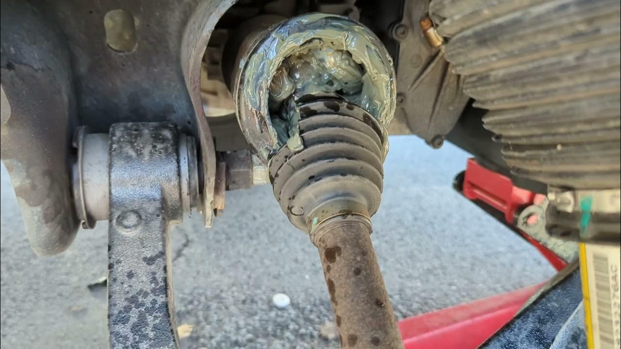 simple way to remove a stuck cv axle YouTube