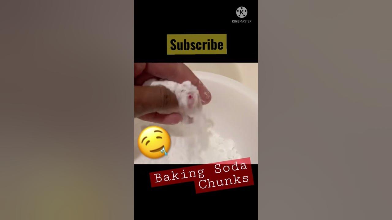 Baking Soda Chunks (Powder Play) 🤤🤤🤤🤤 ASMR YouTube