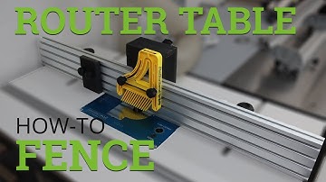 Build a ROUTER TABLE FENCE system  ULTIMATE Router Table series Part 2