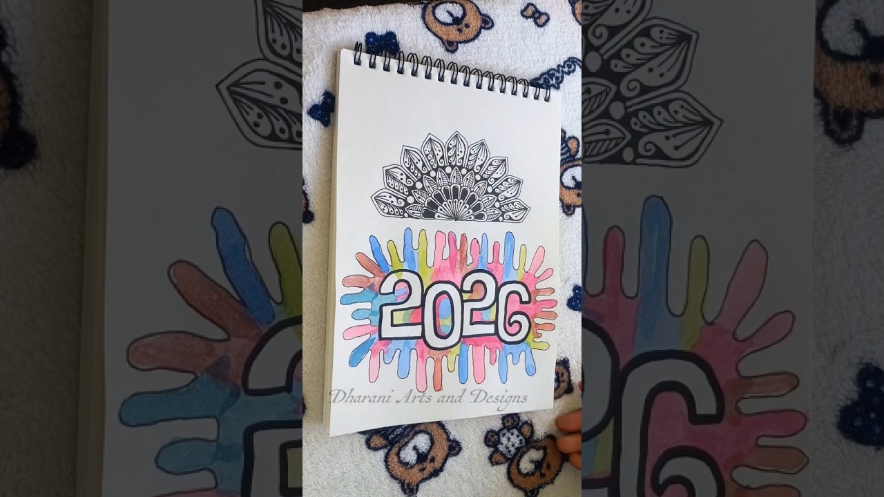 Creative 2026 Art Design | Color Splash Drawing Ideas | Dharani Arts and Designs