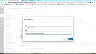 How to embed meeting links in Canvas?