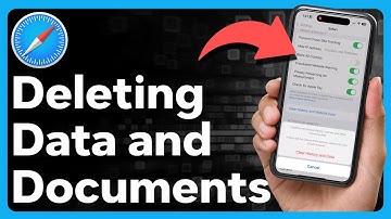 How To Delete Documents And Data In Safari