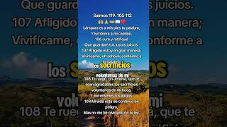 Salmos 119:105-112 #shortcristiano #salmos #feedcristiano #jesus #Cristo #Dios