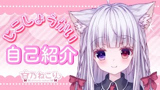 「【自己紹介】はじめまして、白乃ねこりなのじゃ！【新人Vtuber】」のサムネイル