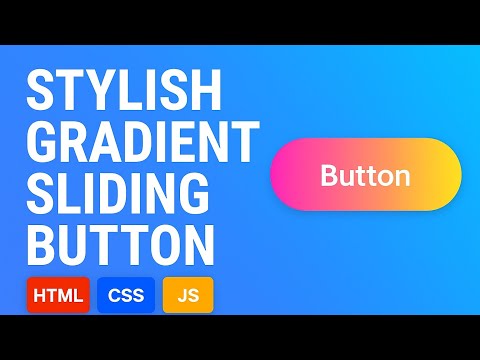 Stylish Gradient Sliding Button with Hover Effect | HTML & CSS Tutorial