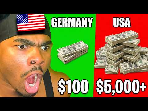 American Reacts to Cost of living in GERMANY vs AMERICA