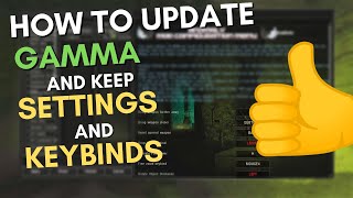 How to Update GAMMA Without Losing Your Settings and Keybinds!! screenshot 2