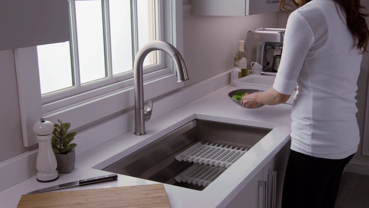 KOHLER Prolific™ Stainless Steel Kitchen Sink - YouTube Kohler Kitchen