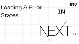 Loading and Error States in Next.js | #10 | Next.js Complete Playlist. #webdevelopment #nextjs