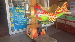 Motoi Airplane Mickey Mouse Air Mickey Theme Coin Operated Kiddie Ride